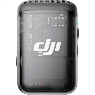 (971395) DJI MIC 2 Black Microphone wireless (1TX), 1x microphone, Wireless, Bluetooth (direct connection to smartphone), Omnidirectional, Action Range 250m, 14 hours (32-bit float) of built-in storage, Microphone autonomy 6h, Weight 28g
