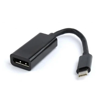 Adapter USB-C - DP - Gembird  A-CM-DPF-01, USB-C to DisplayPort, Converts USB C-type male to DisplayPort female adapter