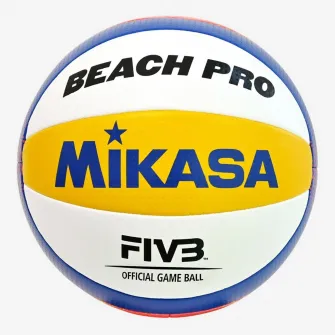 Minge volei de plaja Marimea 5 - Mikasa BV550C EU Beach Pro galben si albastru, 5