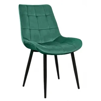 Scaun Deco Hans Green/Black Legs
