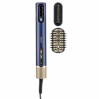 Air Wand 3in1 AS6550CE BaByliss, Functie uscare, 2 Accesorii, 3 trepte de temperatura, Functie Ionica, Tehnologie Anti-Frizz ,Albastru