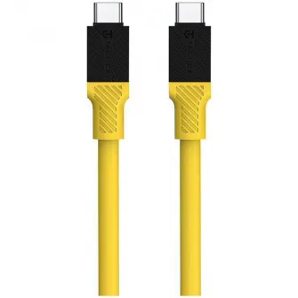 Cablu de Date Tactical Fat Man Cable USB-C/USB-C 1m, Galben