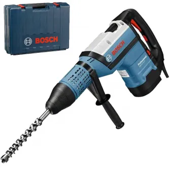 Ciocan rotopercutor Bosch Professional GBH 12-52 D, 1700 W, 19 J, 220 RPM, 2150 percutii/min, geanta transport, maner auxiliar, tub vaselina, laveta masina