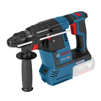 Ciocan rotopercutor Bosch Professional GBH 18V-26, 18 V, 2.6 J, 890 RPM, 4350 percitii/min + maner suplimentar + cutie carton + limitator reglare adancime + laveta