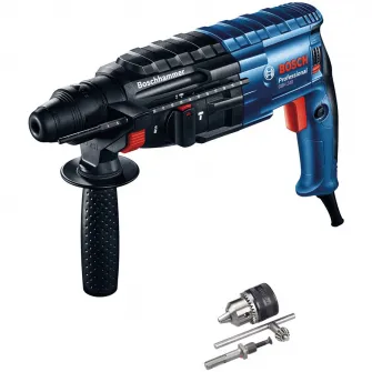 Ciocan rotopercutor Bosch Professional GBH 240, 790 W, 2.7 J, 4200 percutii/min, 930 RPM, SDS Plus sistem prindere, 68 mm diametru maxim gaurire, mandrina cu coroana dintata