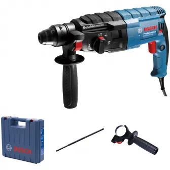 Ciocan rotopercutor SDS plus Bosch Professional GBH 2-24/240 DRE, 790 W, 2.7 J + maner lateral + limitator adancime + valiza transport