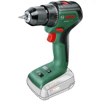 Masina de gaurit si insurubat (bormasina) pe acumulator Bosch UniversalDrill 06039D7000, 18 V, 1900 RPM, 60 Nm, 13 mm mandrina rapida, cap surubelnita dublu, fara acumulator/incarcator
