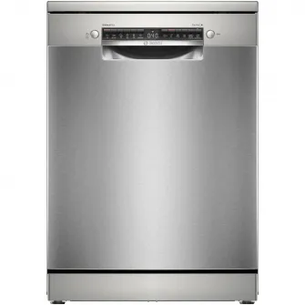 Masina de spalat vase Bosch SMS4EMI06E, 14 seturi, 6 programe, Home Connect, AquaStop, Motor EcoSilence Drive, Clasa B, 60 cm, Inox antiamprenta