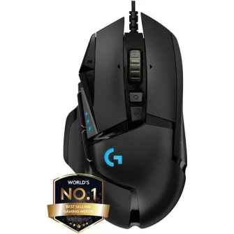 Mouse gaming Logitech G502 Hero 16K DPI, Negru