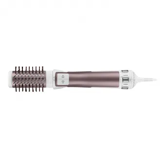Perie rotativa Rowenta Brush Activ' Premium Care CF9540, 1000W, 2 trepte, 2 viteze, ionizare, 2 perii, Cashmere Keratin, invelis ceramic, Roz