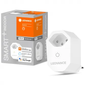Priza inteligenta Ledvance Smart + Wi Fi 10 A, 2300 W, IP20, compatibil Amazon Alexa/Google Assistant