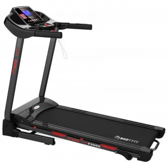 Banda de alergat electrica BodyFit F5000, motor 2.0 CP, greutate suportata 120 kg, viteza pana la 12 km/h