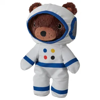 IKEA AFTONSPARV Jucarie de plus/costum astronaut, urs, 28 cm
