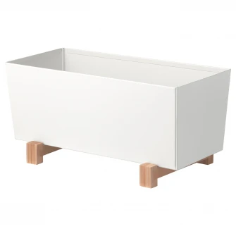 IKEA BITTERGURKA Ghiveci, alb, 32x15 cm