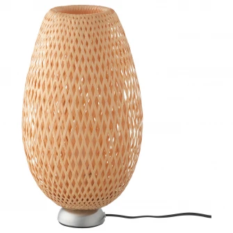 IKEA BÖJA Veioza, bambus/lucrat manual