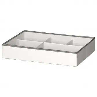 IKEA JÄTTEBJÖRN Organizator, alb/gri, 50x35x9 cm