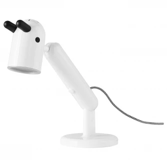 IKEA KRUX Veioza birou LED, alb