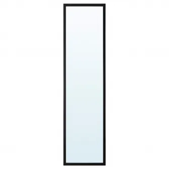 IKEA LILJETRÄD Oglinda, negru, 30x115 cm