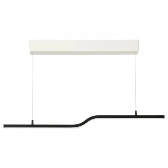 IKEA PILSKOTT Lustra LED, smart negru, 97 cm