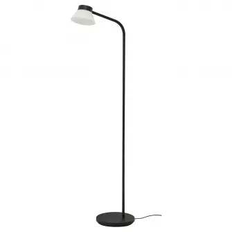 IKEA SAMBORD Veioza/lampadar, negru/alb