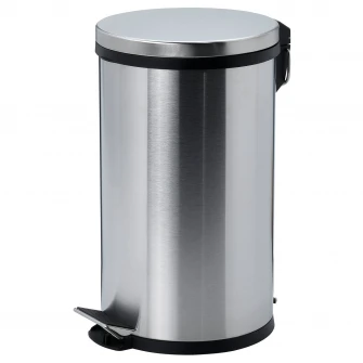 IKEA SNÖRPA Cos cu pedala, inox, 5 l