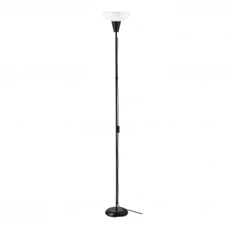 IKEA TÅGARP Lampadar iluminat directionat sus, negru/alb
