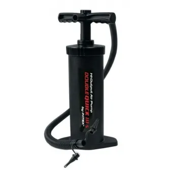 INTEX Pompa de aer manuala ''Double Quick III S'', furtun cu 3 duze, 37 cm
