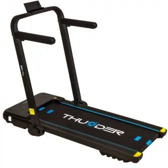 Banda de alergare electrica THUNDER IMPACT, Bluetooth, viteza maxima 12km/h, maxima suportata 130kg, Black