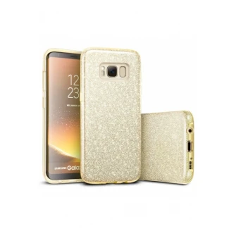 Husa Lucioasa Samsung S9, Gold, Fashion, Slim Case