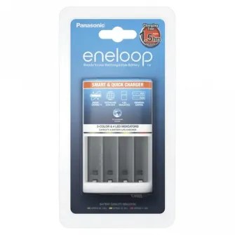 Panasonic "Smart-Quick" Charger 4-pos AA/AAA, BQ-CC55E