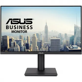 Monitor Bussines ASUS VA249QGS, 23.8", Full HD (1920 x 1080), IPS, 120Hz, 1ms MPRT, HDMI, DisplayPort, VGA, Low Blue Light, Flicker Free, Negru