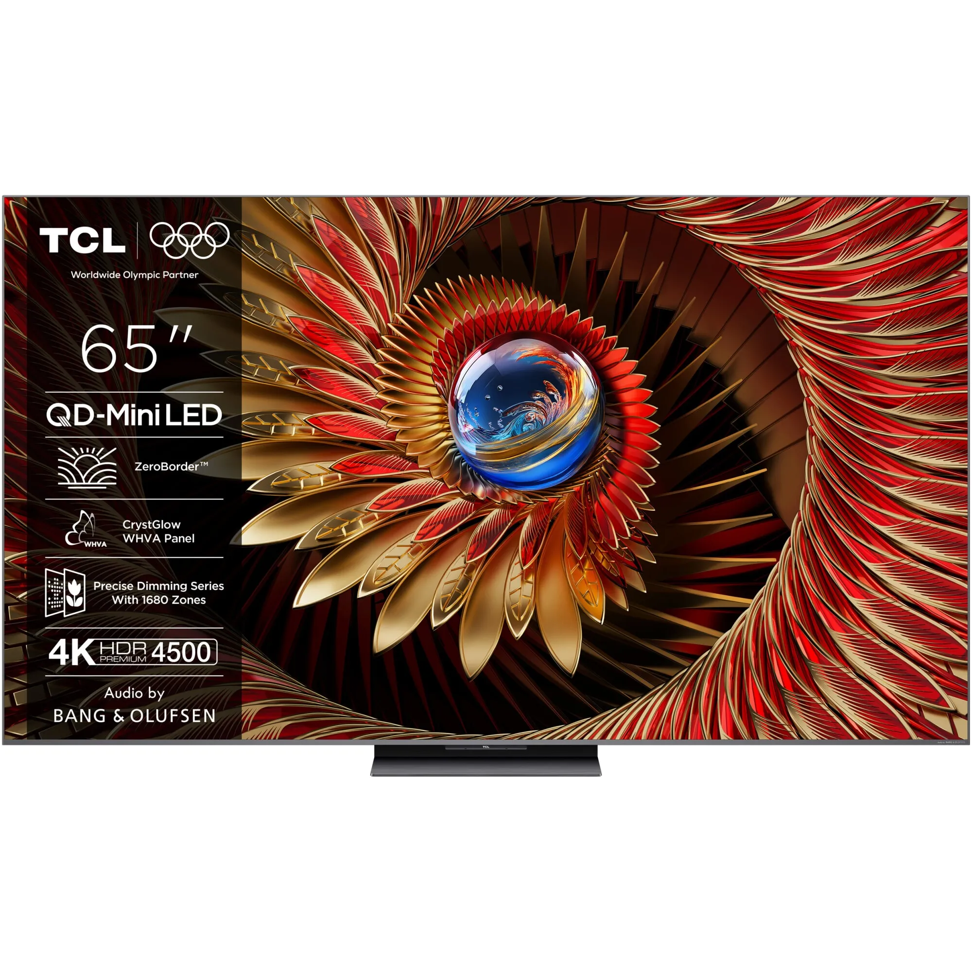 Televizor TCL MiniLed 65C8K, 164 cm, Smart Google TV, 4K Ultra HD, 100Hz, Clasa D (Model 2025)