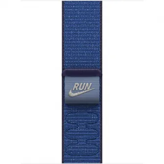 Curea pentru Apple Watch 42mm, Nike Sport Loop, Blue Ribbon
