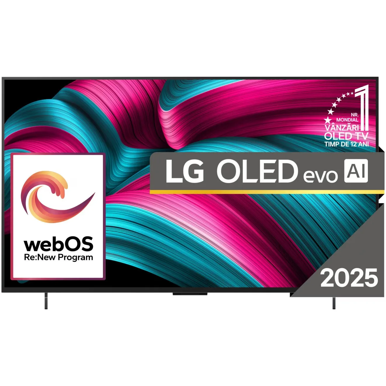 Televizor LG OLED evo 48C52LA, 121 cm, Smart, 4K Ultra HD, 100 Hz, Clasa G (Model 2025)