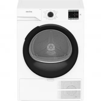 Uscator de rufe ARCTIC A2T18239W, Pompa de caldura, 8 kg, 15 programe, Clasa A++, alb