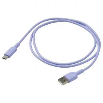 IKEA SITTBRUNN Cablu USB tip A la USB tip C, lila, 1.0 m