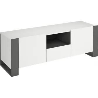 Comoda TV Magnusplus TV Combo C04 1400х460х421 Grafit/Alb