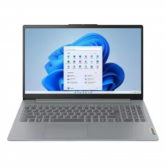 Laptop 16" Lenovo IdeaPad Slim 3 15IAH8, Arctic Grey, Intel Core i5-12450H, 16GB/512GB, Fara SO
