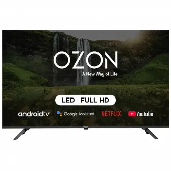 43" LED SMART TV OZON H43S7000R, 1920x1080 FHD, Android TV, Negru