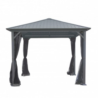 Pavilion gradina TPGAZ19-06, patrat, cadru metalic, 3 x