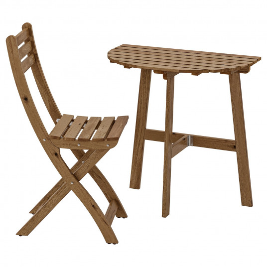 Ikea Askholmen Masa Perete Scaun Pliant Exterior