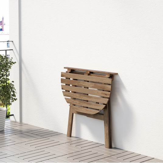 Ikea Askholmen Masa Perete Exterior Pliant Maro Deschis Vopsit Maro Des Vopsit Gri Maro