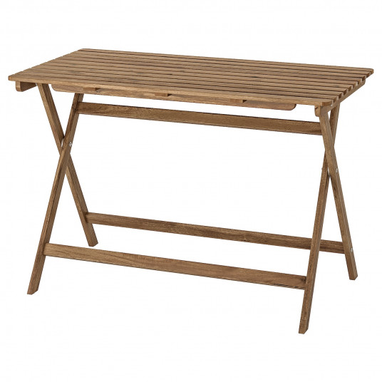 Ikea Askholmen Masa Exterior Pliant Maro Deschis Vopsit Maro Des