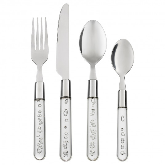 Ikea Bubblor Set Tacamuri 24 Piese Transparent