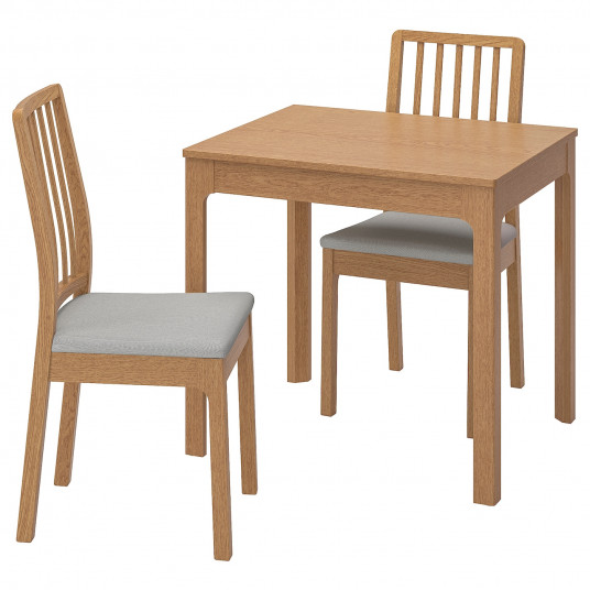 Ikea Ekedalen Ekedalen Masa 2 Scaune Stj Orrsta Gri 80 120 Cm
