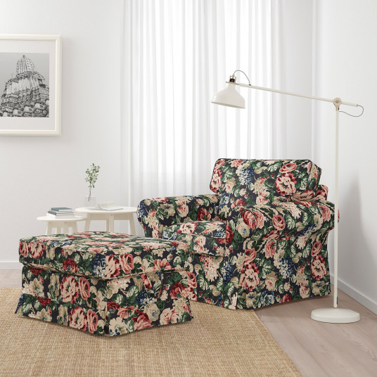 Ikea Ektorp Taburet Lingbo Multicolor