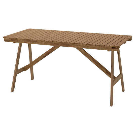 Ikea Falholmen Masa Exterior Maro Deschis Vopsit Vopsit Gri Maro