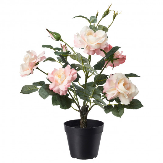 Ikea Fejka Planta Artificiala Interior Exterior Trandafir Roz 12 Cm