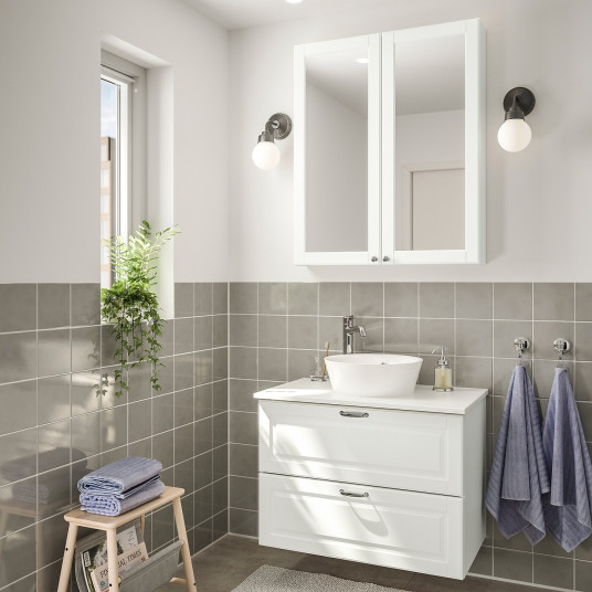 Ikea Godmorgon Tolken Kattevik Set Mobilier Baie 5 Piese