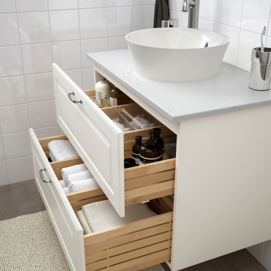 ikea godmorgon tolken kattevik umyvalnik stoleshnica maska dlya umyvalnika 40 sm belaya shkatulka smesitel voxnan 82x49x75 sm